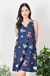 All Would Envy Dresses PLAYGROUND TWO-WAY DRESS IN NAVY
