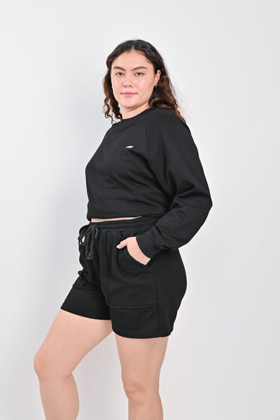 AWE Bottoms EVERYDAY SHORTS IN BLACK