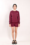 AWE Bottoms EVERYDAY SHORTS IN WINE