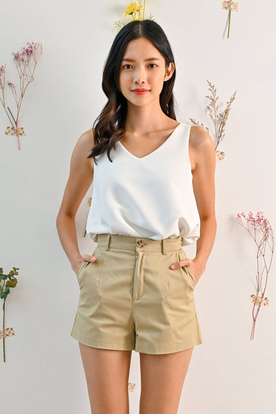 AWE Bottoms JEANETTE SHORTS IN KHAKI