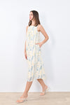 AWE Dresses KERIN ABSTRACT MIDAXI IN YELLOW