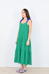 AWE Dresses KRYSTLE TIE-STRAP DRESS IN KELLY GREEN
