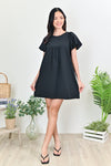 AWE One Piece FAWN SLEEVED DRESS IN BLACK