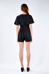 AWE One Piece SHER SLEEVED ROMPER IN BLACK