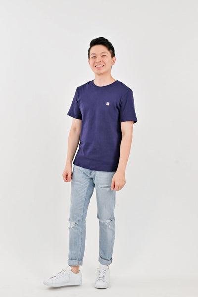 AWE Tops AWE MENS' LOGO TEE IN NAVY